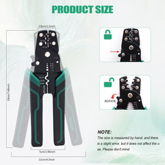 /Wire Crimper Tool with Stripper Cutter,Multifunctional Crimping Pliers T
