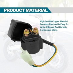 Solenoid Relay for 4-Stroke 50cc 110cc 125cc 150cc 200cc 250cc 90cc ATV Dirt Bik