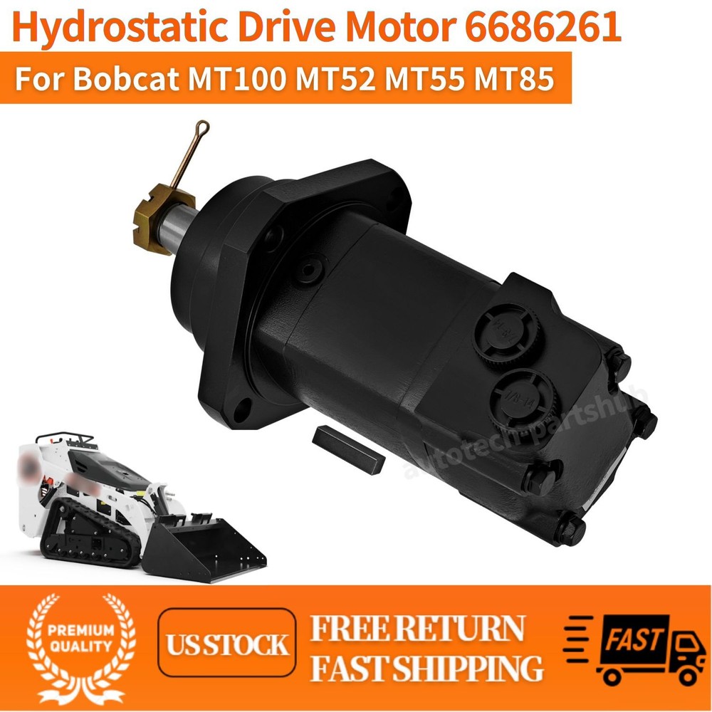 Hydrostatic Drive Motor Left or Right 6686261 For Bobcat MT100 MT52 MT55 MT85