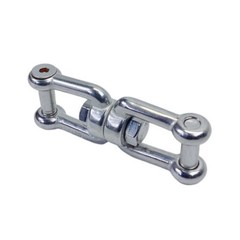 Marine Stainless Steel T316 JAW JAW Swivel Shackle Anchor Connector Flush Pin