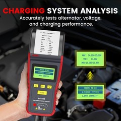 ANCEL BST500 Car Battery Tester with Printer, 12v 24v Automotive Battery Load…