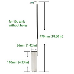 Canister for U.S. Solid Cryogenic Container Liquid Nitrogen LN2 Tank, Pack of 2