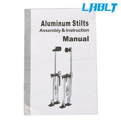 LABLT 24 inch – 40 inch Professional Grade Adjustable Drywall Stilts Light Blue