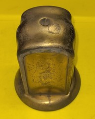 National Electric Electrical Outlet Box, Brass, Floor Mount, Tombstone
