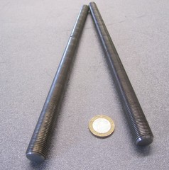 4140 Steel Threaded Rods, Grade B7, RH, 5/8″-18 x 1 Foot Length, Pkg of 2 Unit