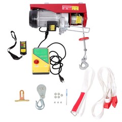2200 LBS 1600W Electric Steel Wire Winch with 328ft Wireless Remote Control