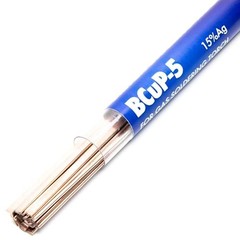 20 Sticks 15% Silver Brazing Rods 0.050″ x 1/8″ x 14″ for HVAC, Refrigeration, W