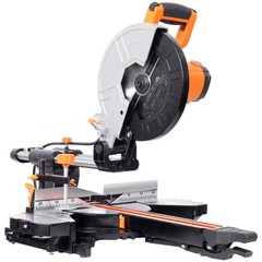 10in Single Bevel 2 Speed Sliding Miter Saw,5000/3200 RPM,3.5x13in Cutting