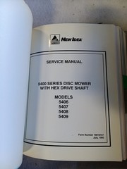 AGCO White New Idea 1990s Service Bulletins In Nice Binder