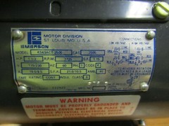 😎 NEW EMERSON 1 1/2 HP ELECTRIC AC MOTOR 115/230V 1725 RPM 1 PHASE 2505