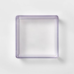 Medium 8″ x 8″ x 2″ Plastic Organizer Tray Clear