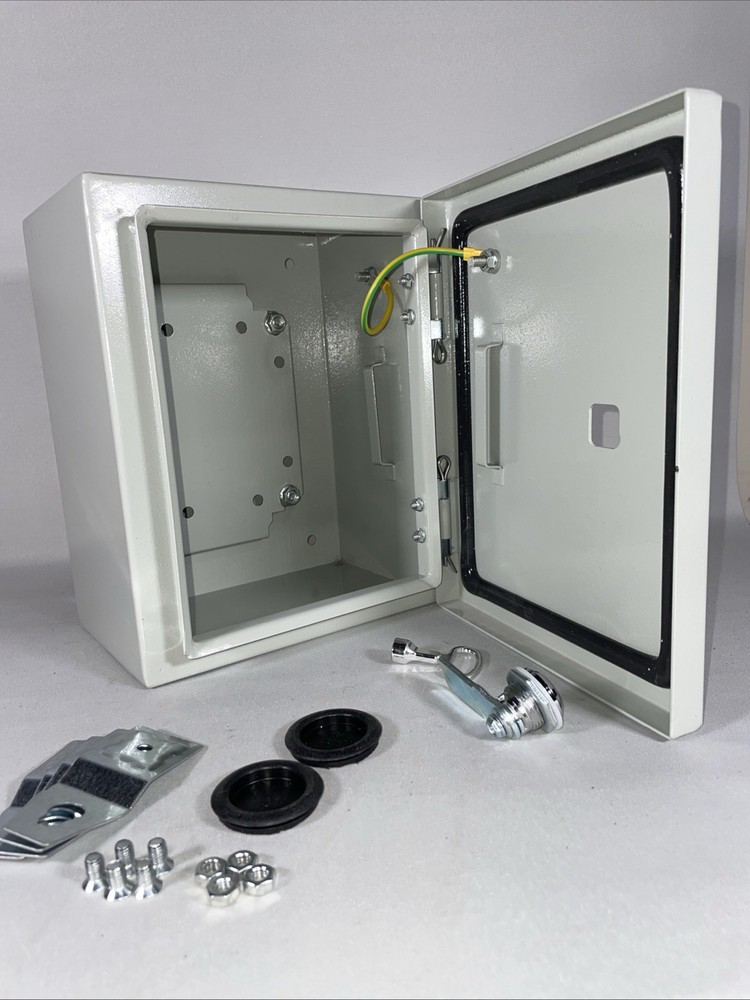 Steel Electrical Box Electrical Enclosure Box 10x8x6” Carbon Steel IP65