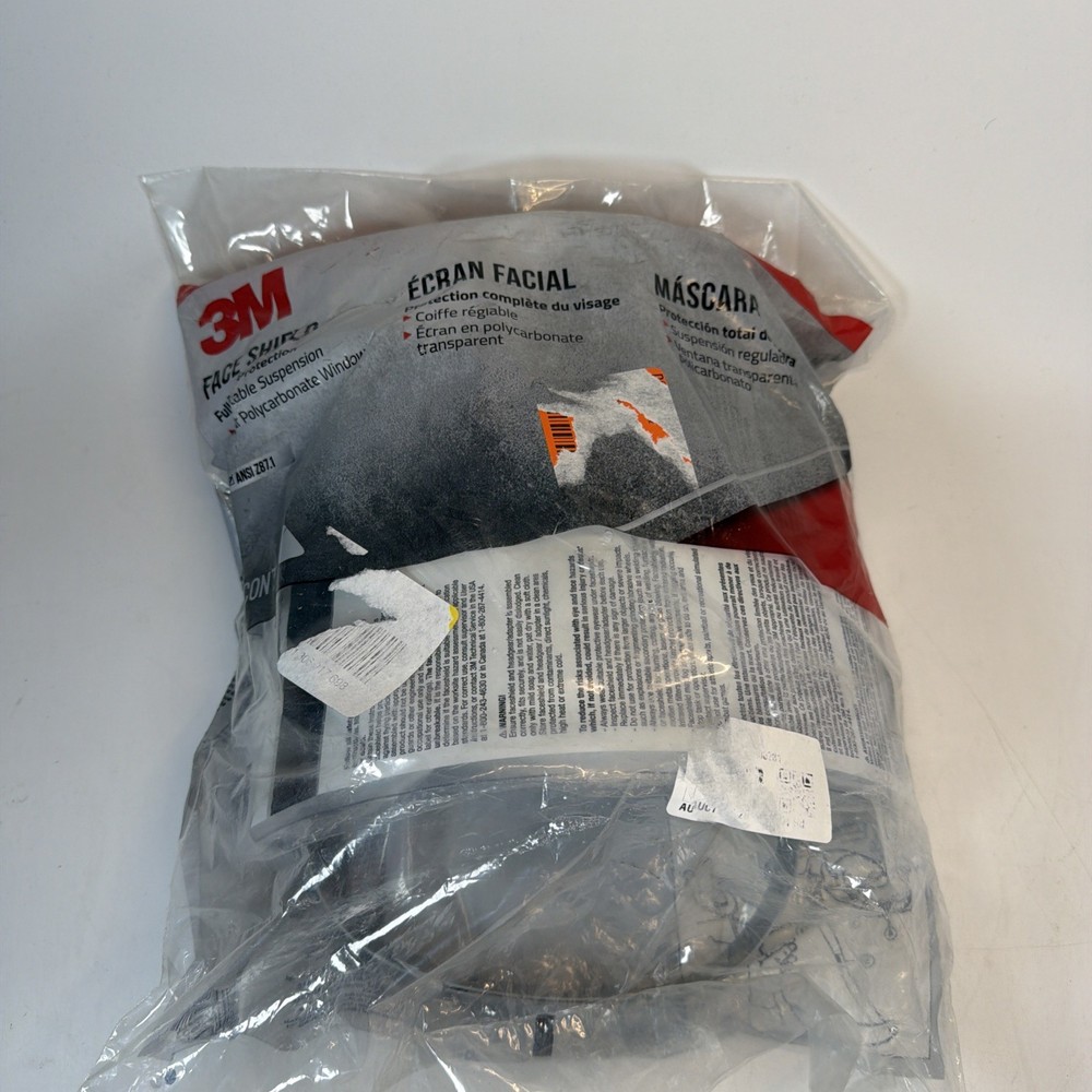 3M Face Shield Clear Lens Blue Frame 90028H1