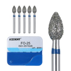 100pcs 20 Boxes Dental Diamond Burs Medium FG 1.6MM Kit For High Speed Handpiece