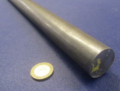 4140/4142 Steel Rod, Metric 30 mm Dia. (-0.051) x 3 FT Length