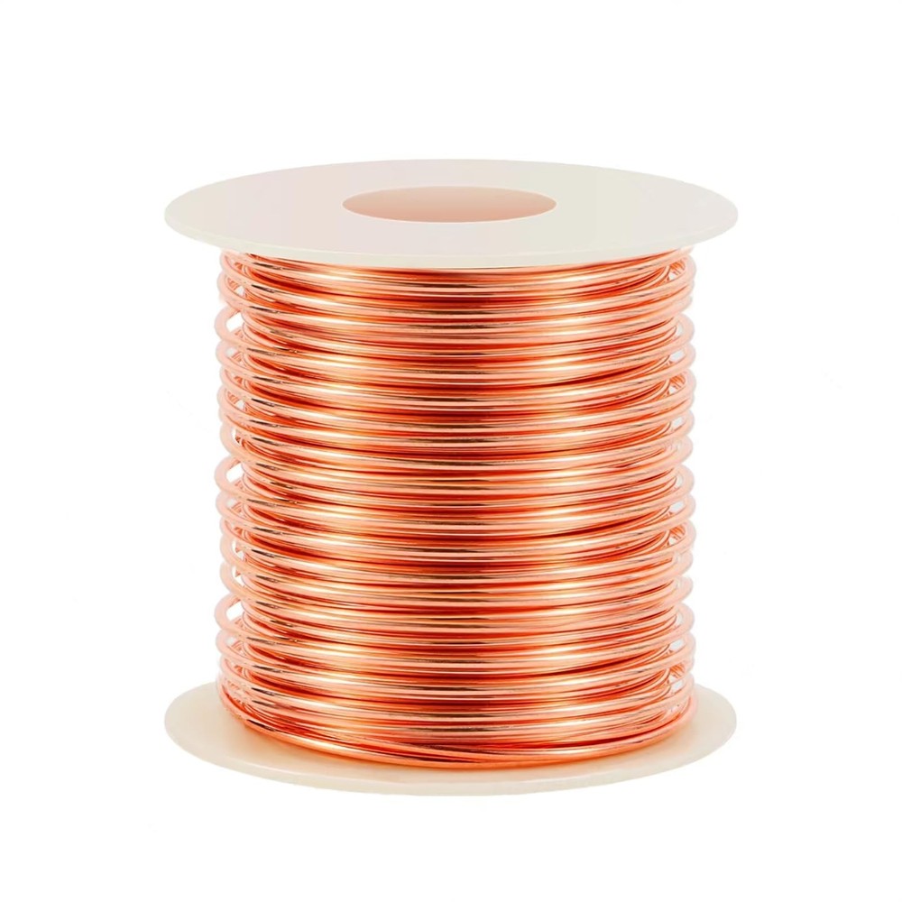 22 Gauge/ 0.6 mm 590 Feet 1 Pound 99.9% Dead Soft Copper Wire for Electrocult…