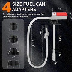 Automatic Fuel Transfer Pump with Auto Stop Sensor Overfill Protection, Fast …