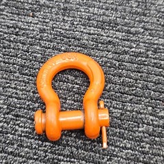 (QTY 4) CM Shackle WLL 3 Ton 1/2″ ERK CE 13mm USA Orange Coating Shackle