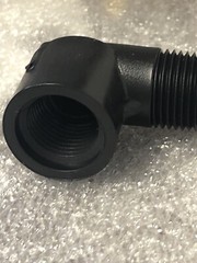 Lasco M412-005 SCH 40 HDPE 90º Street Elbow,1/2″ MIPT x FIPT NEW BOX 50 PCS