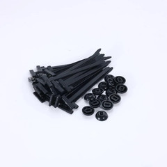 100Pcs Automotive Nylon Cable Tie Fastener Kit – Universal Car Zip Tie Buckle C