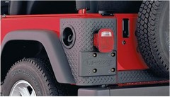 Bushwacker Trail Armor Rear Corner Covers | 2-Piece Set, Black, Textured Finish