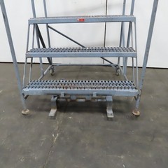 Cotterman 3 Step Rolling Work Platform 36″ Wide x 24″ Self Locking 30″ Tall