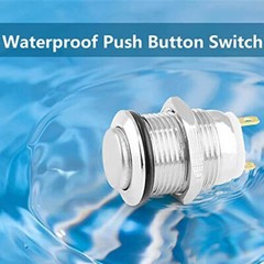 USA 12mm Waterproof Momentary Push Button Switch 12v Power Push Button 6pcs/set