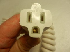 KORD KING HOSPITAL GRADE 3 PRONG COILED POWER CORD EXTENTION INDUSTRIAL 5-15p
