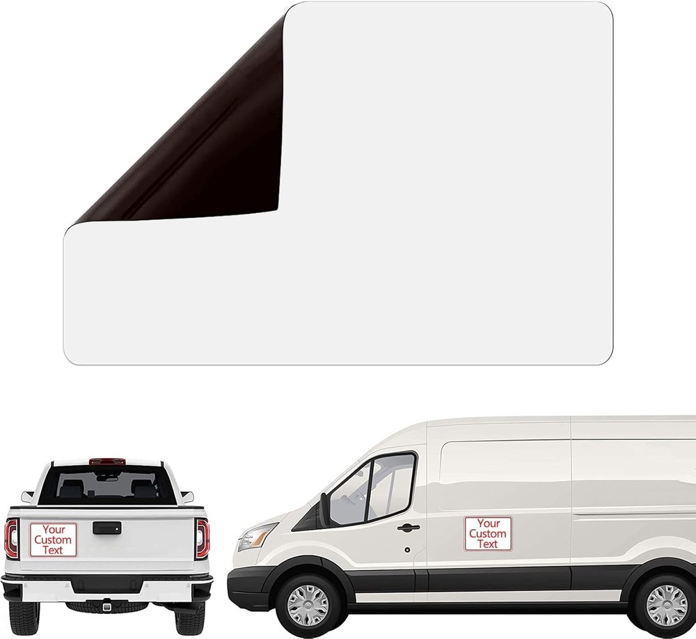 Blank Car Magnetic Sign Sheet 11.5×17.5 30 Mil Vehicle Door Magnet Roll Custom A