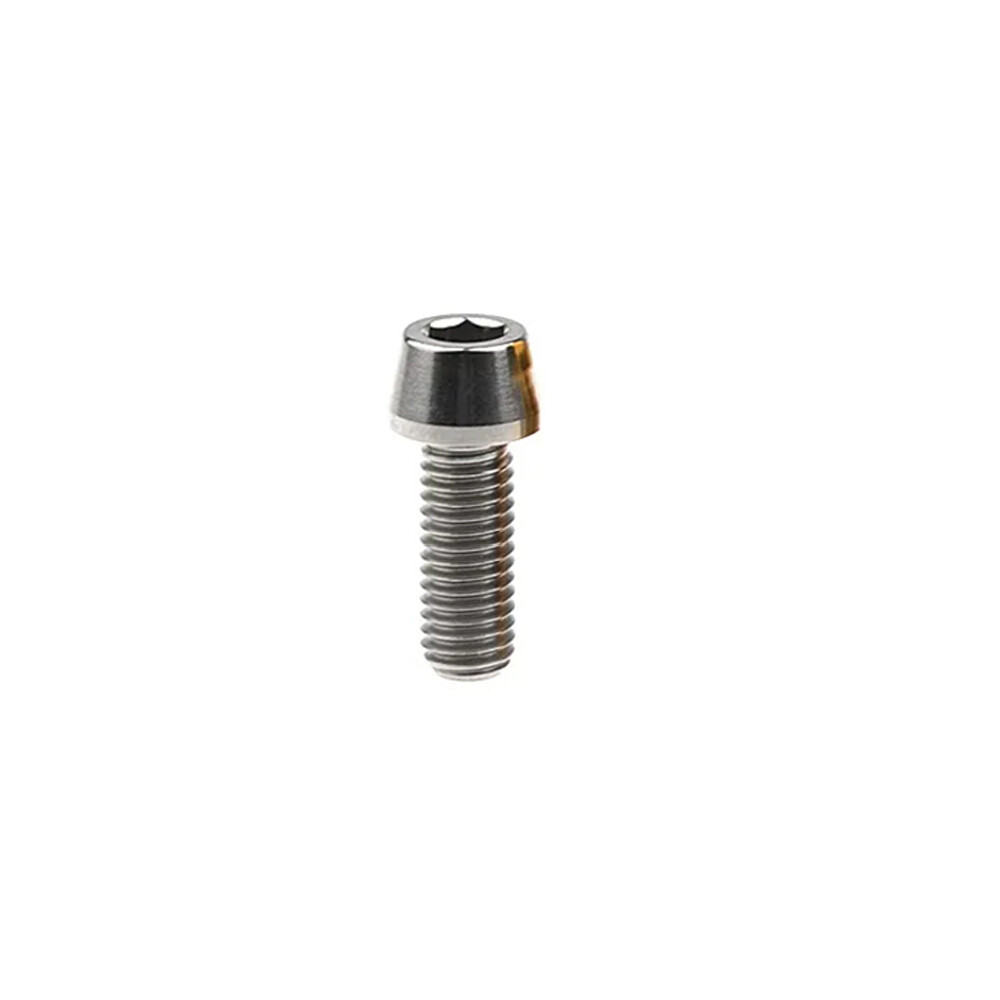 M6 Titanium Bolt Taper 10/16/18/20/25/30/35/40/45/50~65mm Allen Socket Cap Screw
