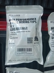 La Miere High Performance Dental Mixing Tips – Blue & Orange – 200 Pcs