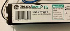 GE254MVPS90-F T5 (99651) 1-2 Lamp UltraStart Electronic Ballasts 120-277V