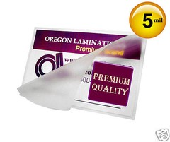 500/pack Prayer Card size Hot Laminating Pouches 5 Mil 2-3/4 x 4-1/2, 2.75 x 4.5