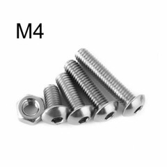 US 500pcs Stainless Steel Hex Socket Cap Head Bolts Screws Nuts M3 M4 M5 304 Kit