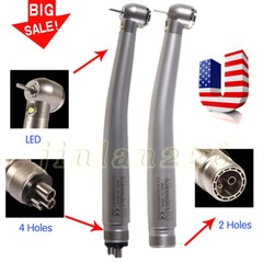 Dental High Speed Handpiece LED Air Turbine 2/4Hole E-generator Triple Spray