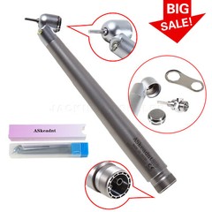 LED Dental Surgical Handpiece 45° Angle 2 Hole Borden Rear Exhaust Impact Air