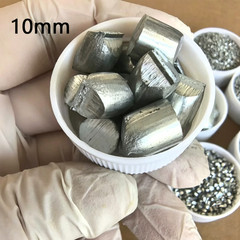 99.995% Zinc Metal Pellets 0.8-12mm Anode Electroplating High Purity Zn 1kg-50g