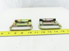 4″ Spring Folding Pull Handle Steel Brite Finish Lot Of 2