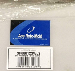 SP0012-RT Ace Roto-Mold 12 Gallon Rectangle Applicator Tank – Sumped 14 x18x12