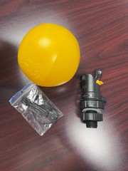 Jobe Rojo Float Valve, 3/4″, Black/Yellow