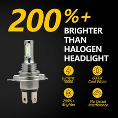 6000K LED Headlight bulbs for KIOTI CK20 CK25 CK27 CK30 DK35 DK40 DK45 DK50 DK65