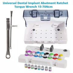 Dental Universal Implant Prosthetic Kit Torque Wrench Screw Drivers Remover USA