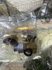 3/4 Inch Brass Elbow Male to Female Made In Indonesia New Old Stock
