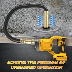 Cordless Concrete Vibrating Tool for De walt 20V Battery, 600W Brushless Concret