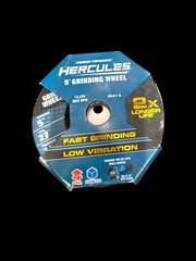 Hercules 5” Grinding Wheel Fast Grinding Low Vibration Steel & Stainless