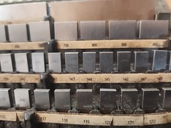 STARRETT WEBER GAGE BLOCK SET IN WOODEN CASE 81 PCS