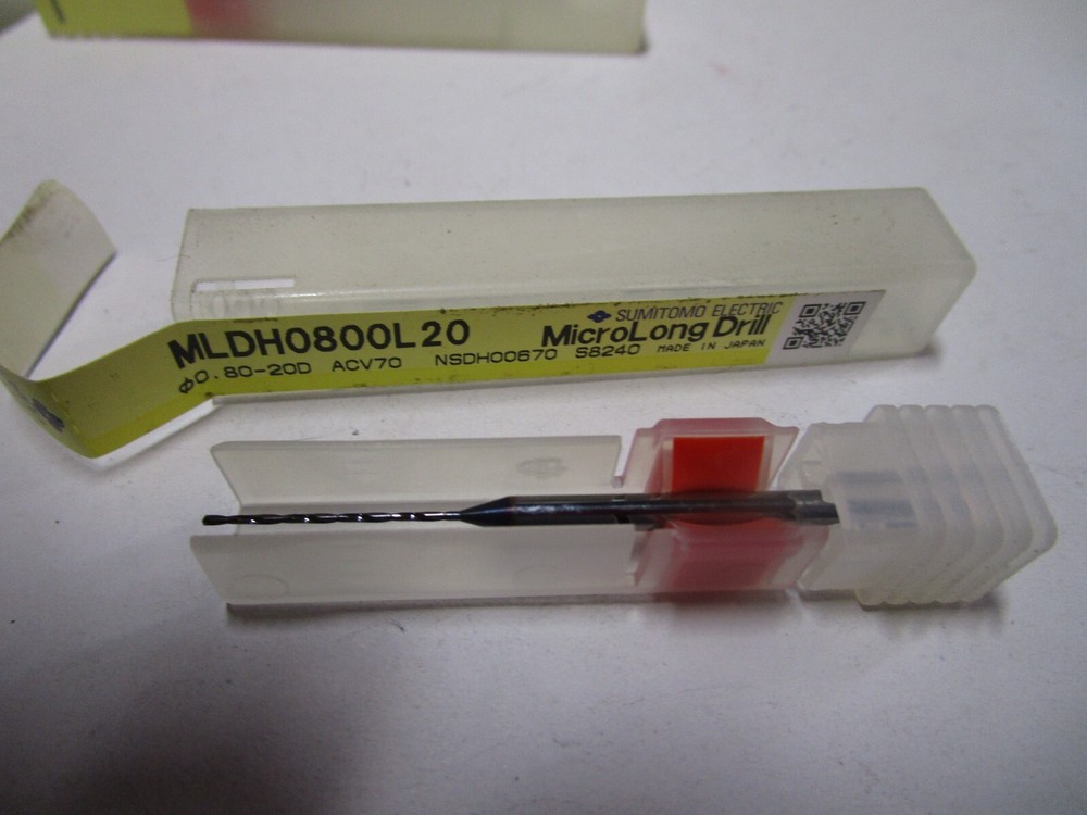 SUMITOMO MLDH0800L20 0.80MM MICRO LONG DRILL CARBIDE