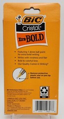 Bic Cristal Xtra Bold Stick Ballpoint Pens 1.6mm Bold Assorted Colors Pack of 8