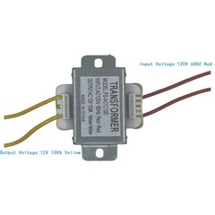 AC/AC Power Transformer, 120V 60Hz to 12V 10VA, Single Phase, for Lighting, Audi