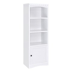 Coaster Laughlin 3-Shelf Engineered Wood Media Tower in White